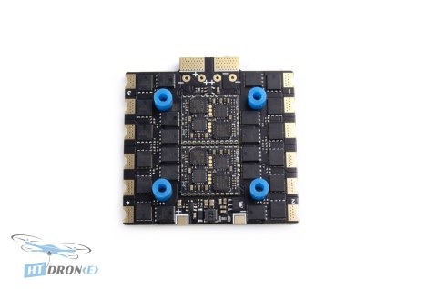 Hobbywing XRotor F7 80A ESC 8S AT-RTF FC - вид зверху на основну плату та компоненти