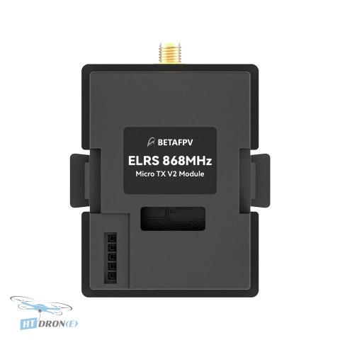Вид зверху на модуль BETAFPV Micro V2 868/915MHz, деталі плати