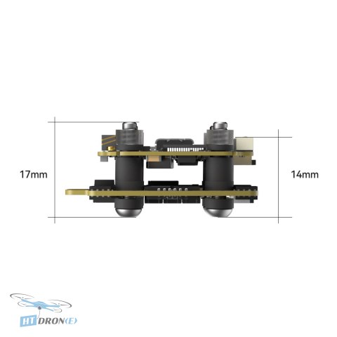 IFlight Borg 5S RX Stack порівняння розміру з аксесуарами ціна в магазині HTDRONE