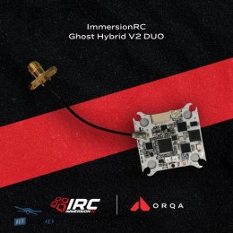 ImmersionRC Ghost Hybrid V2 DUO VTX модуль з приймачем 2.4GHz - бічний вид, найкраща ціна в HTDRONE