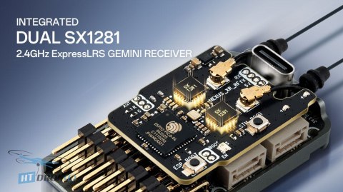 RadioMaster Nexus-XR FC деталь - наближений вигляд роз'єму приймача ExpressLRS