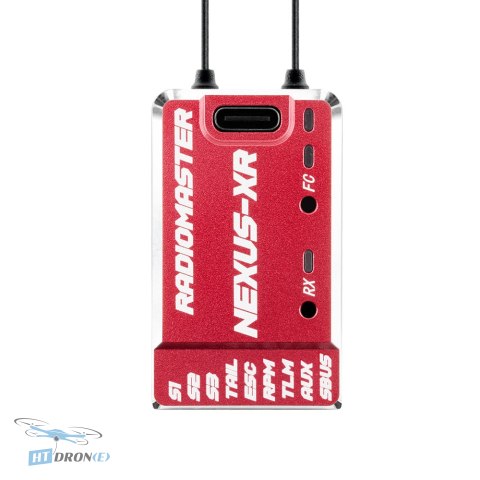 RadioMaster Nexus-XR контролер польоту ExpressLRS Червоний основний вигляд