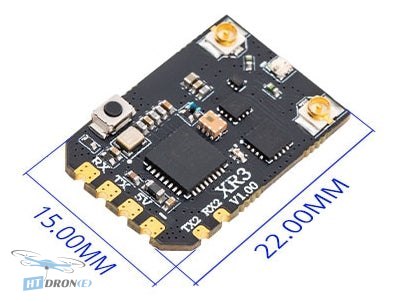 RadioMaster XR3 Nano детальний знімок приймача дрона
