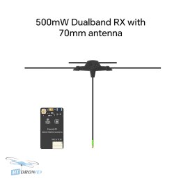 iFlight ExpressLRS ELRS 500mW Dualband RX приймач з антеною 70мм найкращий магазин HTDRONE