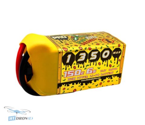 Батарея CNHL Pizza 6S 1350mAh 150C Lipo XT60 вид збоку найкраща ціна