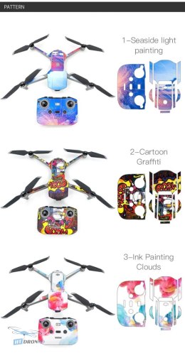STARTRC Декоративні наклейки DJI Mavic Air 2 крупним планом морський світловий образ ціна