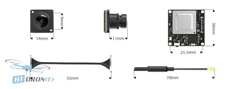 Walksnail Avatar Mini 1S Lite Kit упаковка вміст комплекту FPV камера HTDRONE
