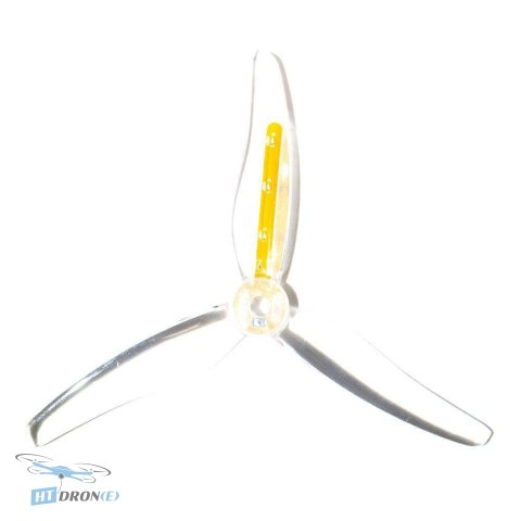 Сині пропелери Gemfan 51433L Starlight LED під іншим кутом магазин HTDRONE