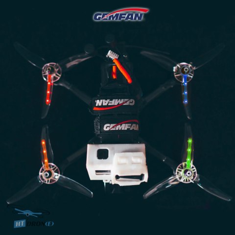 Задня сторона синіх пропелерів Gemfan 51433L Starlight LED ціна в HTDRONE