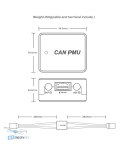 CUAV Power Module CAN PMU – аксесуари та модуль живлення в упаковці HTDRONE