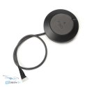 Holybro H-RTK ZED-F9P Rover UART модуль GPS задній вид роз'єми UART та 10-pin магазин