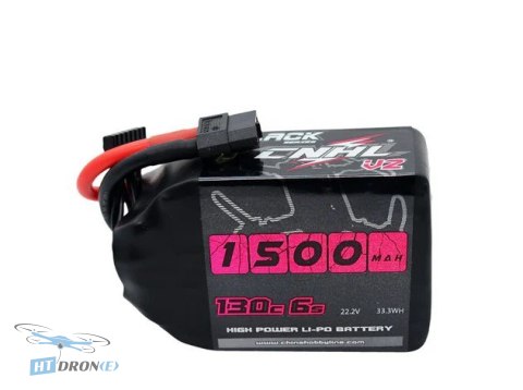 Акумулятор CNHL Black Series LiPo 6S 1500mAh 130C XT60 V2 для дрона - купити в магазині HTDRONE