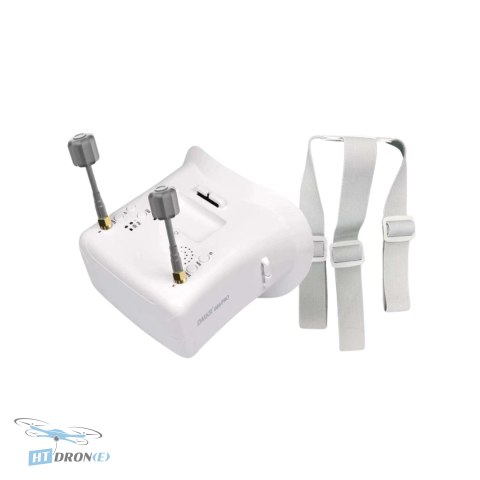 Pilotix RTF Set Pilotix 2.5'' Analog – вид зверху на електроніку та раму FPV набору