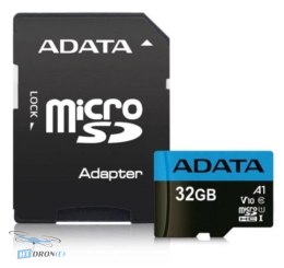 ADATA Premier 32GB microSDHC Class 10 UHS-I A1 з адаптером SD для дронів та камер