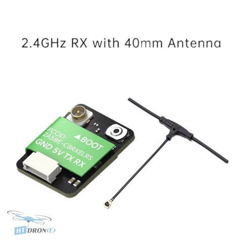 IFlight ELRS 2.4G RX Nano приймач з антеною 40мм для FPV дронів