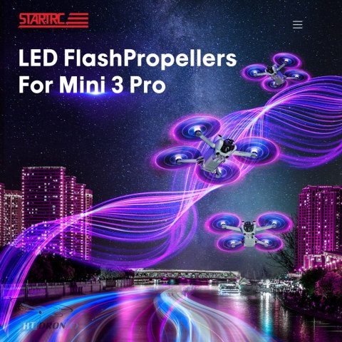 STARTRC LED пропелери для DJI Mini 3 Pro аксесуари в коробці купити в HTDRONE