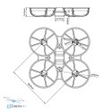 Аксесуари та упаковка рами BETAFPV Meteor75 Pro White, купити в магазині HTDRONE