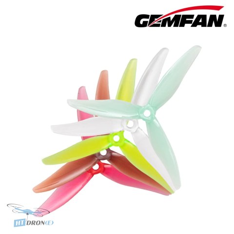 Gemfan Hurricane MCK 51366-3 Litchi Red міцні пропелери FPV PC найкраща ціна