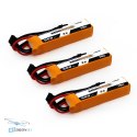 Упаковка 3 шт батарей CNHL MiniStar HV Lipo 550mAh 70C - комплект для FPV дрона