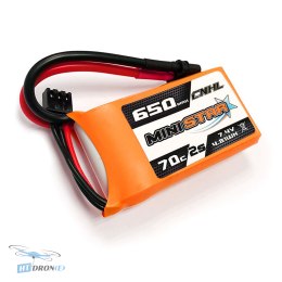 Батарея CNHL MiniStar Lipo 2S 7.4V 650mAh 70C XT30U основний вигляд купити в HTDRONE