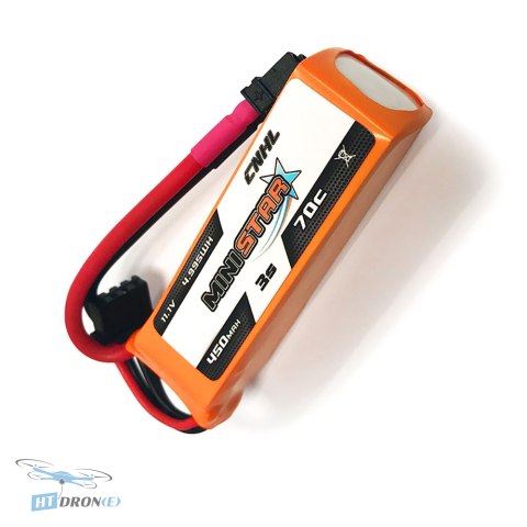 Батарея CNHL MiniStar Lipo 3S 11.1V 450mAh 70C XT30U найкраща ціна в магазині HTDRONE