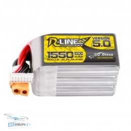 Акумулятор Tattu R-Line 5.0 LiPo 6S 1550mAh 150C XT60 найкращий вибір у магазині HTDRONE
