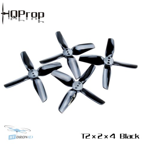 HQProp Durable T2X2X4 4-лопатева чорна пропелер 2 дюйми для FPV дрона купити в магазині HTDRONE