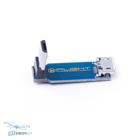 IFlight L-Type USB Micro USB адаптер 90 градусів - деталі чоловічого та жіночого роз'ємів