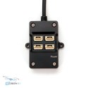 Вид зверху модуля Holybro CAN HUB з кабелем 42 см – деталі друкованої плати PCB