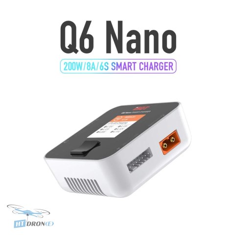 ISDT Q6 Nano Smart зарядний пристрій FPV вид з трьох чвертей купити зараз